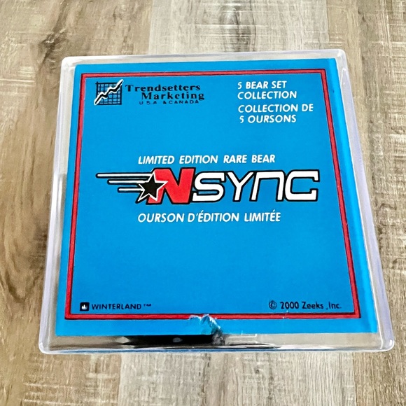 Vintage Complete ‘N Sync Bear Set of All 5 Members Boy Band 2000 - Picture 7 of 8